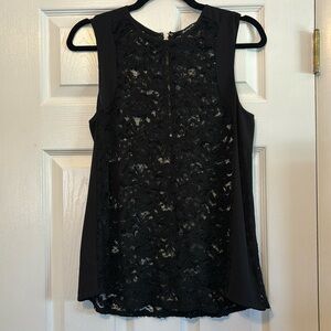 Black Lace Madewell Tank